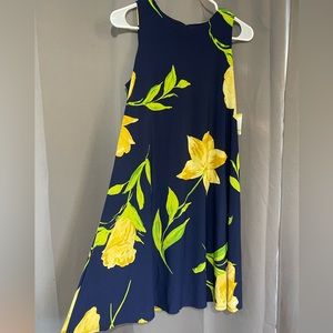 Flowy Navy Blue Dress